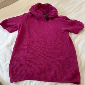 Fuschia Marc By Marc Jacobs cowl neck shirt